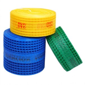 malla de advertencia amarilla azul verde 100 mts detectable